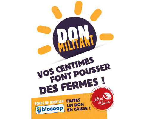 Avec le Don Militant, vos centimes font pousser des fermes ! Avec le Don Militant, vos centimes font pousser des fermes !