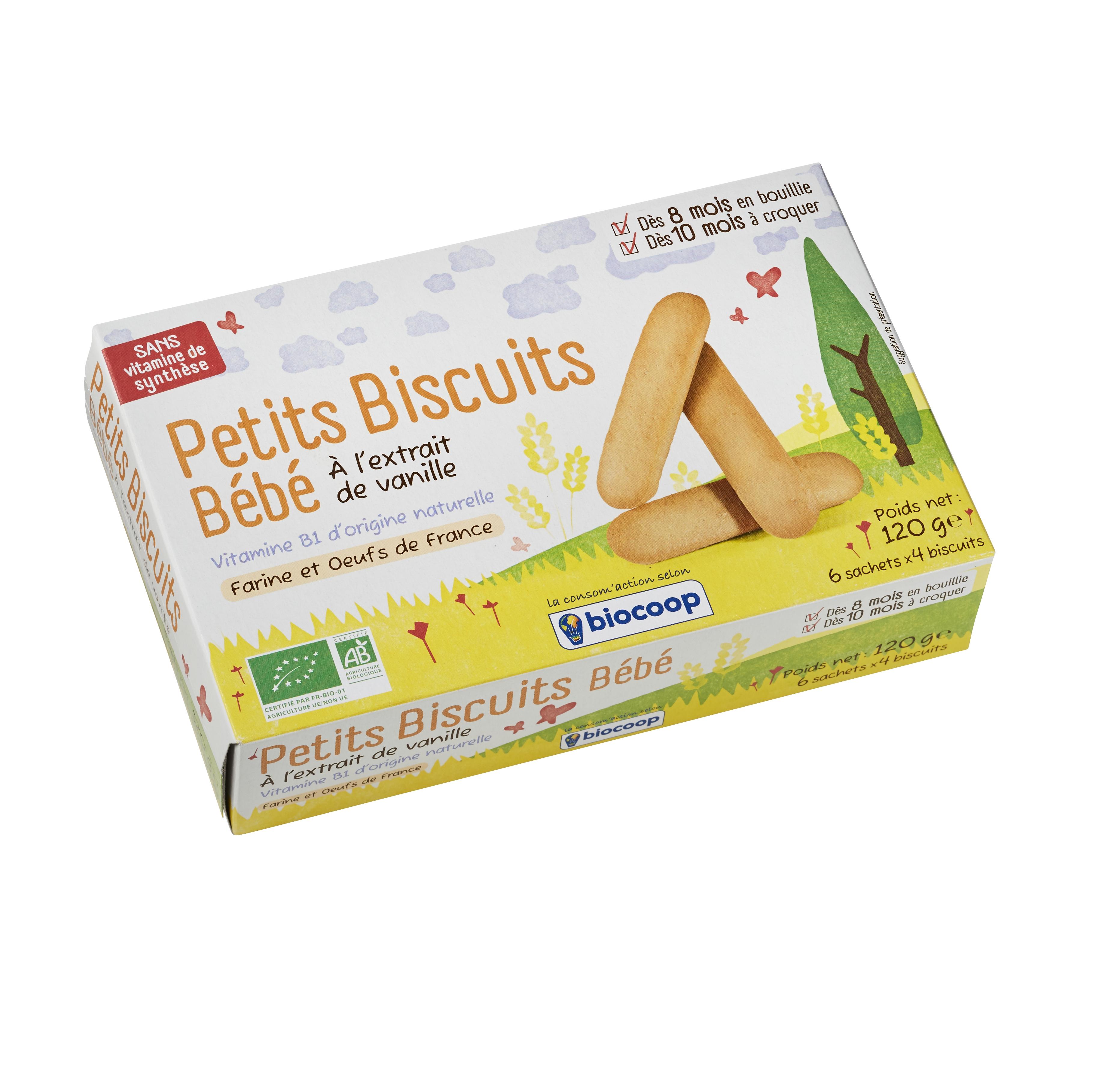 Biocoop innove avec ses Petits Biscuits Bébé bio à la vitamine B1 naturelle ! Biocoop innove avec ses Petits Biscuits Bébé bio à la vitamine B1 naturelle !