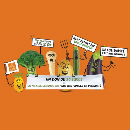 Offrez des paniers de légumes bio à des familles à faibles revenus, participez à la collecte 30 000 Paniers Solidaires ! Offrez des paniers de légumes bio à des familles à faibles revenus, participez à la collecte 30 000 Paniers Solidaires !
