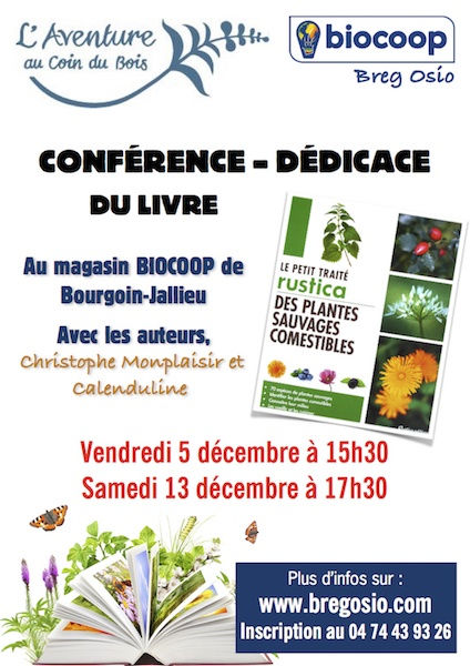 Conférence - dédicace sur le thème des plantes sauvages