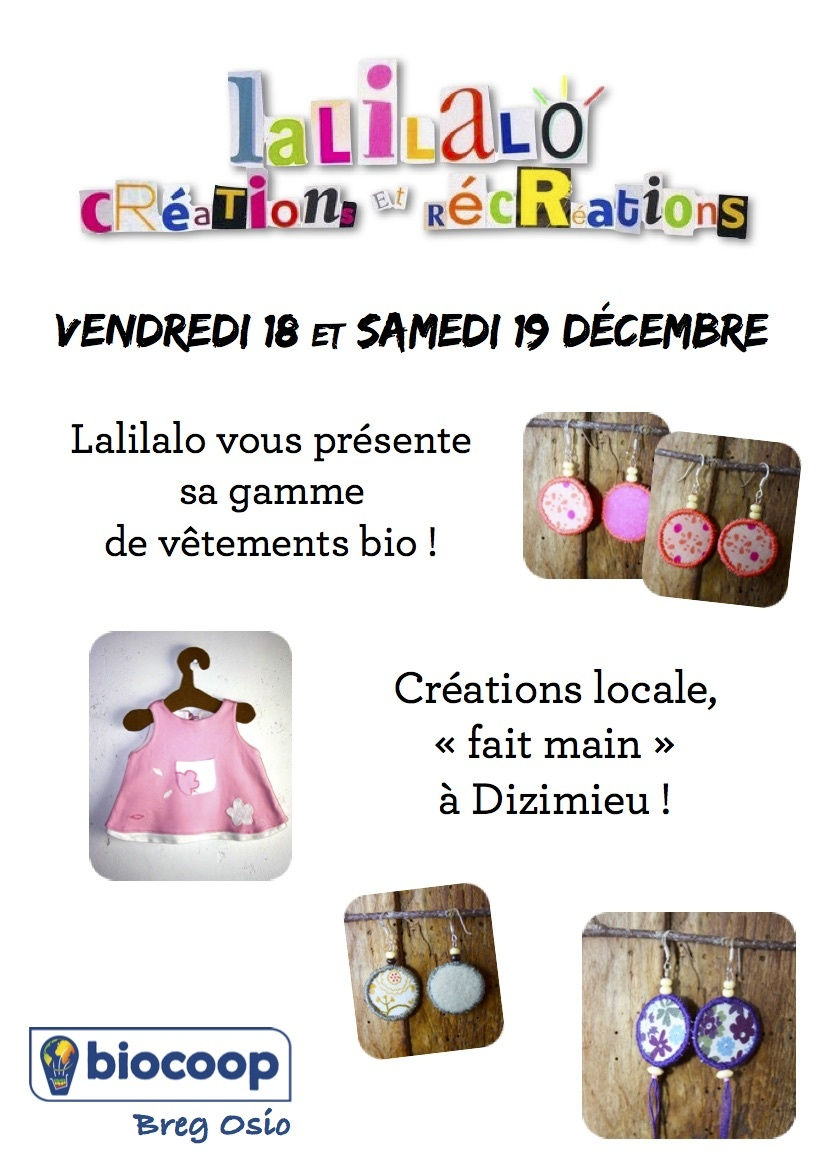 Expo-vente vêtements bio Expo-vente vêtements bio